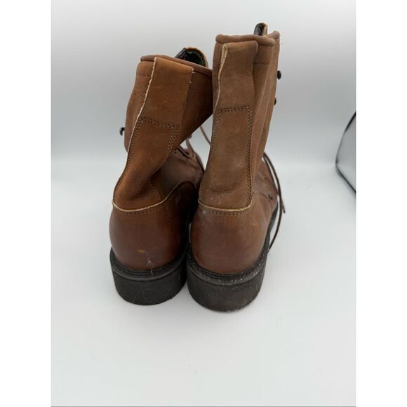 JUSTIN MEN'S LACE UP CAPRICE LEATHER WORK BOOTS SIZE 8D - Picture 4 of 9